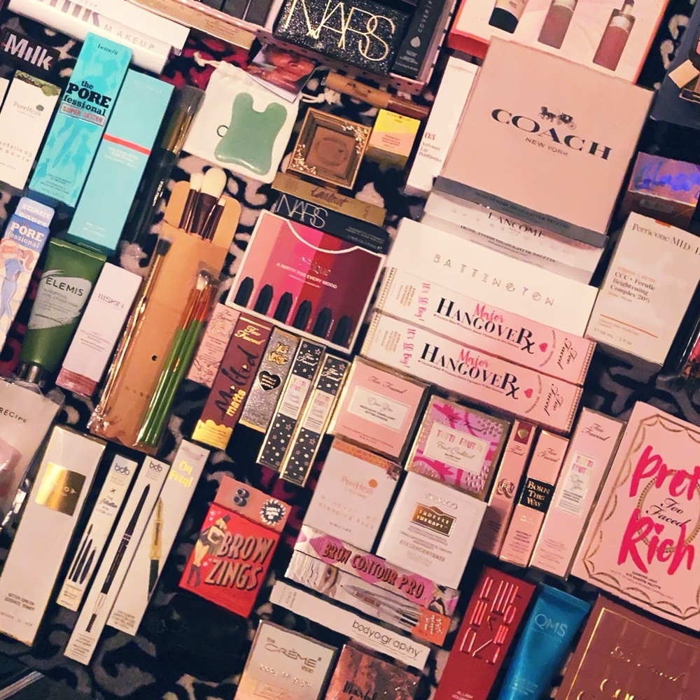 GIGANTIC lot of HIGH -END makeup(retail $5500)